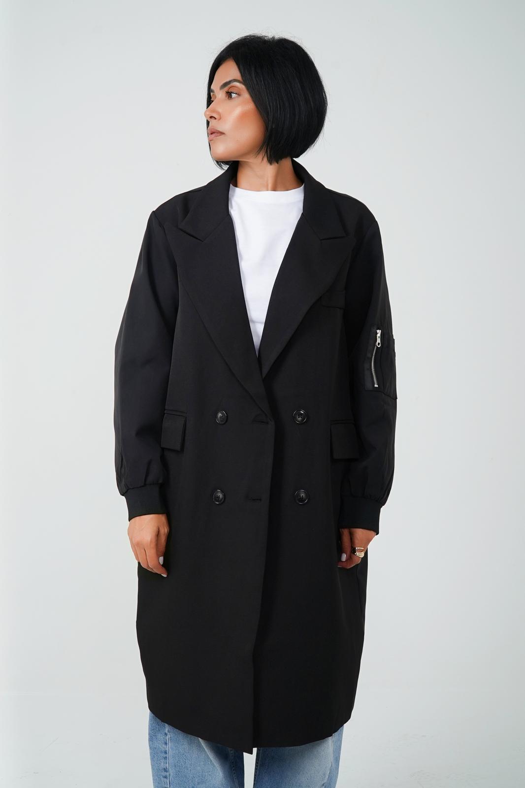 Orly Blazer Bomber, Black